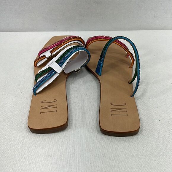 INC International Concepts Piera Strappy Sandals- Multi Crystals- Size 6.5- NIB - Picture 3 of 7